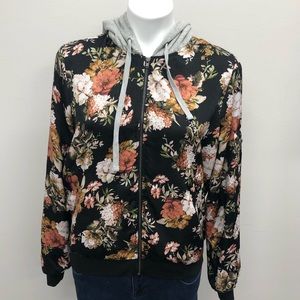 Floral Bomber Jacket